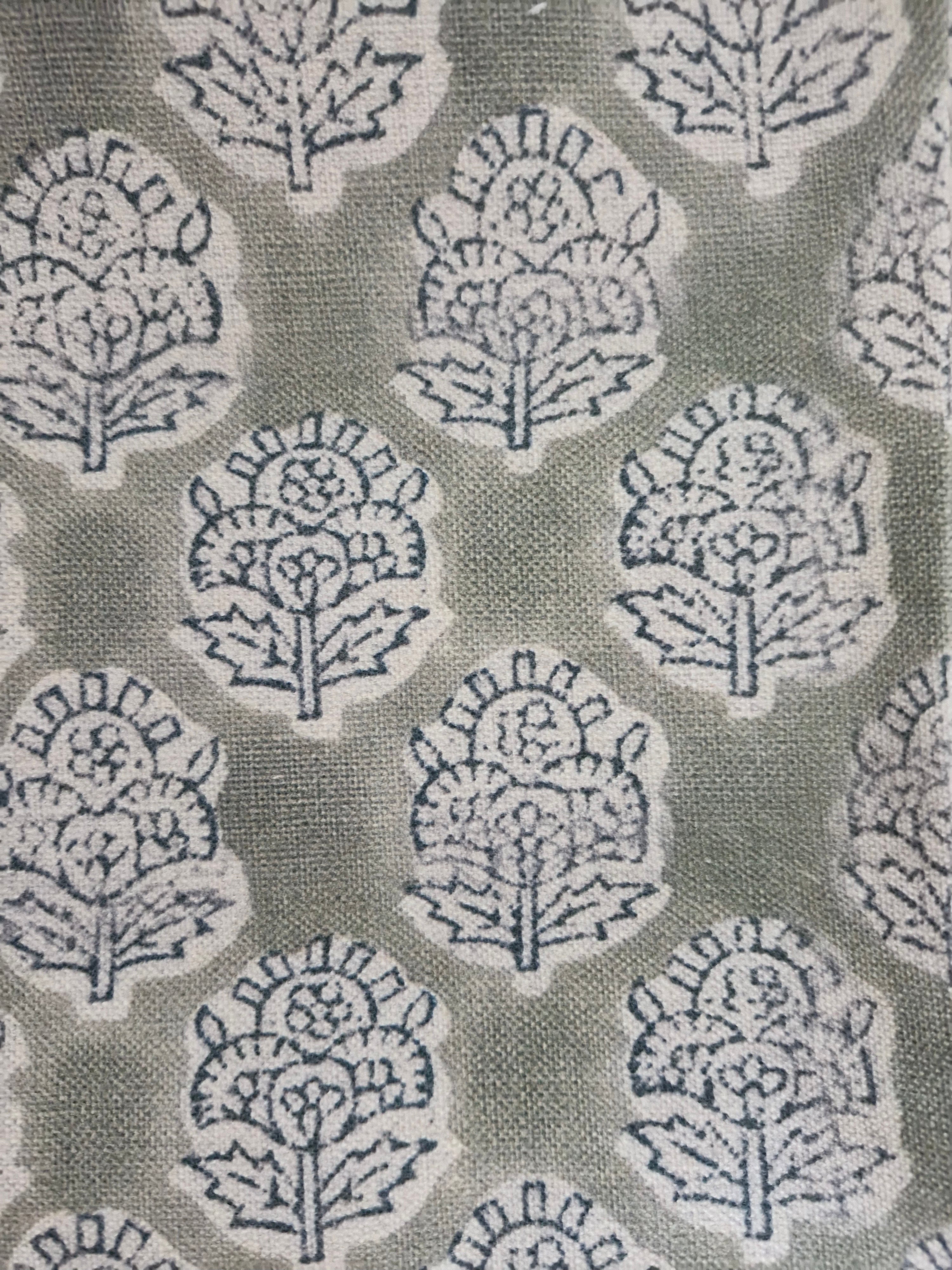 Housse de coussin Willow Bay Mintleaf - 100% coton éthique – 50×50 cm