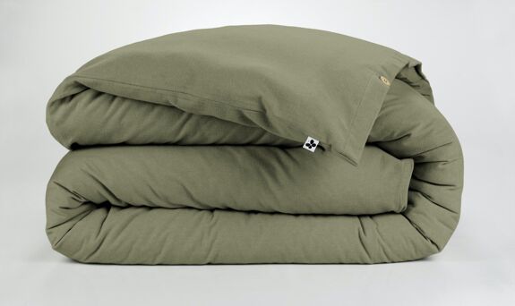 Housse de couette en flanelle de coton