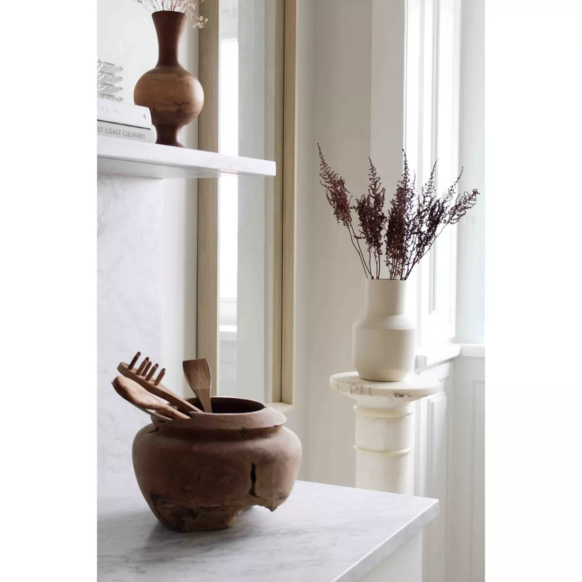 Vase Sado - Céramique portugaise - Parfait pour les fleurs séchées