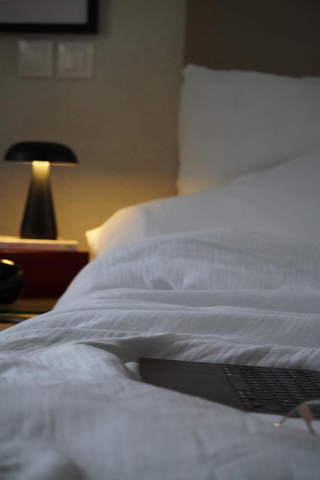 Housse de couette en gaze de coton – Blanc chantilly