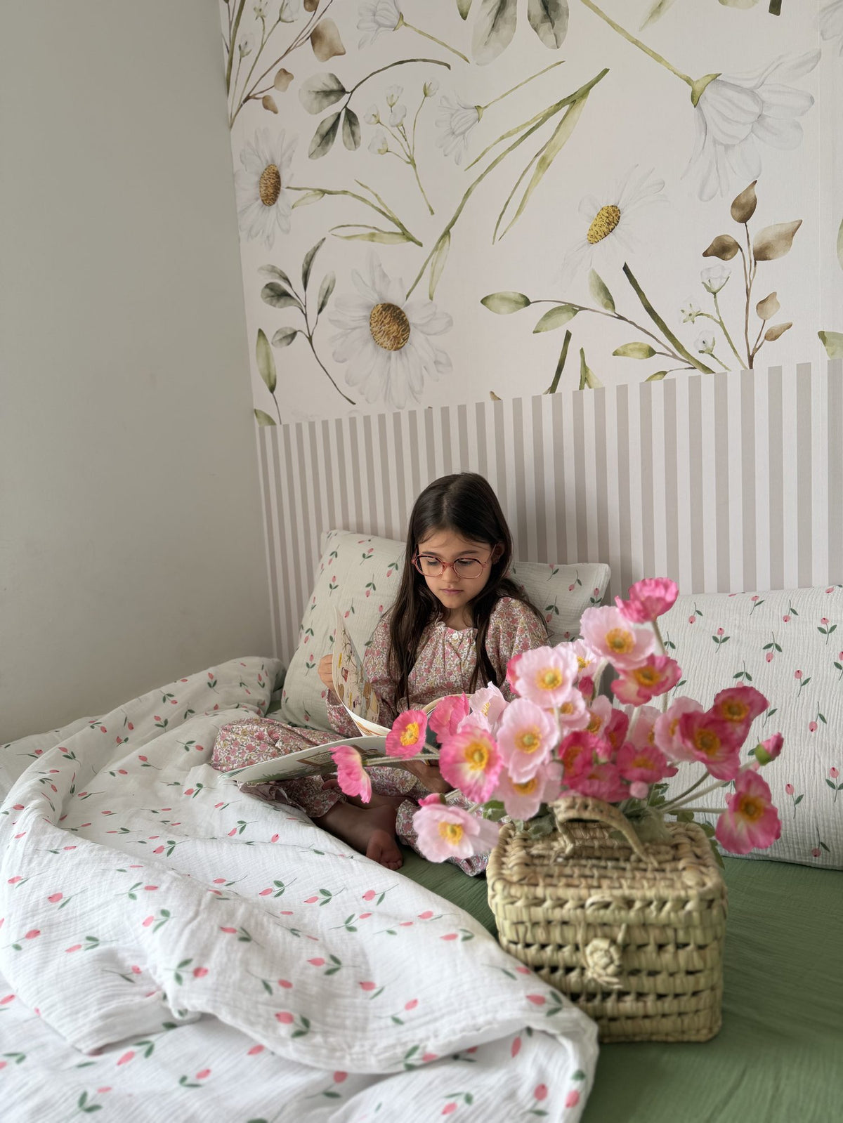 Parure de lit enfant Fleur de Coton 140 x 200cm