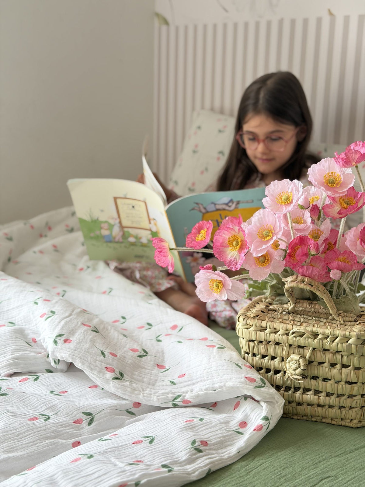 Parure de lit enfant Fleur de Coton 140 x 200cm
