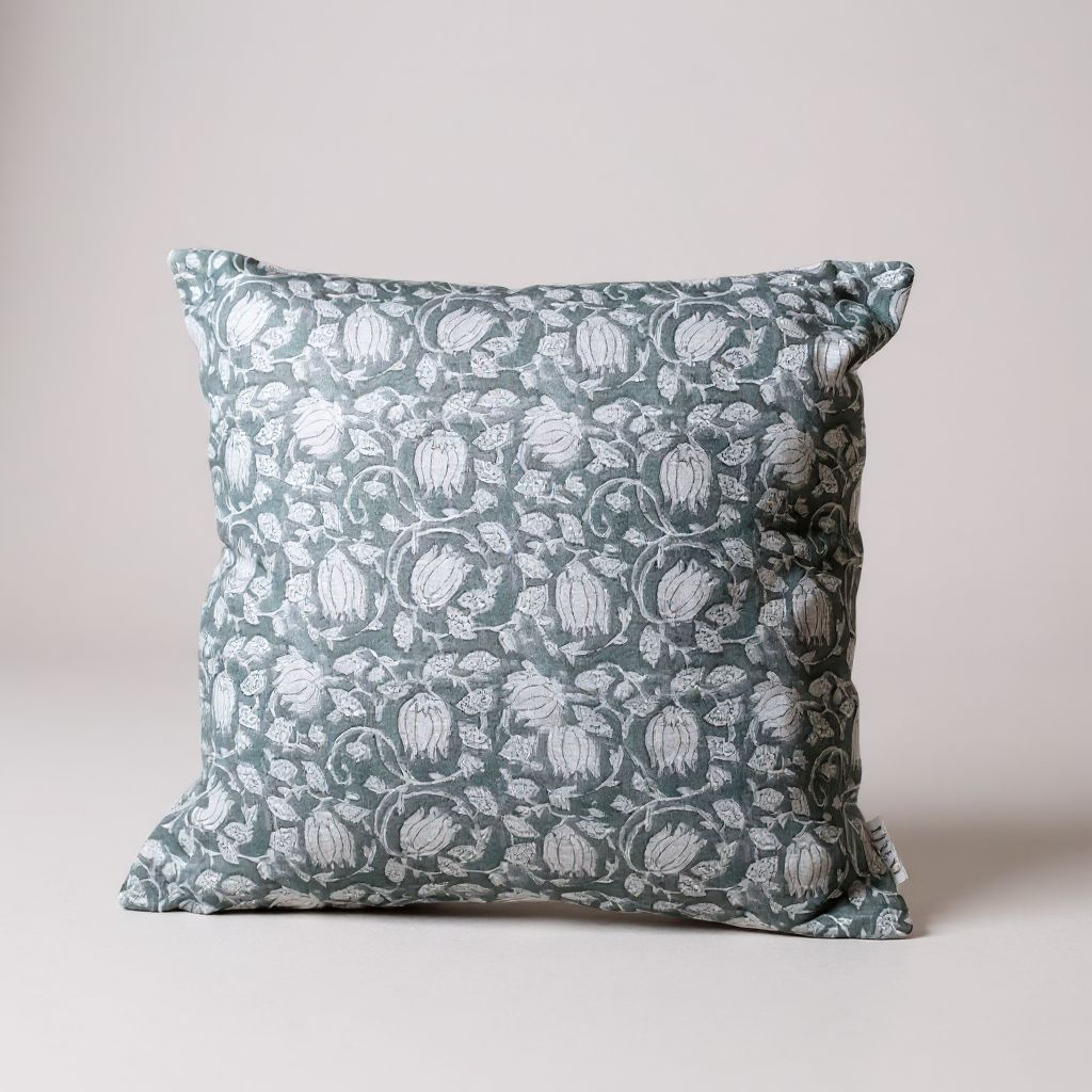 Housse de coussin Willow Bay Dahlia – 100% coton éthique – 50×50 cm