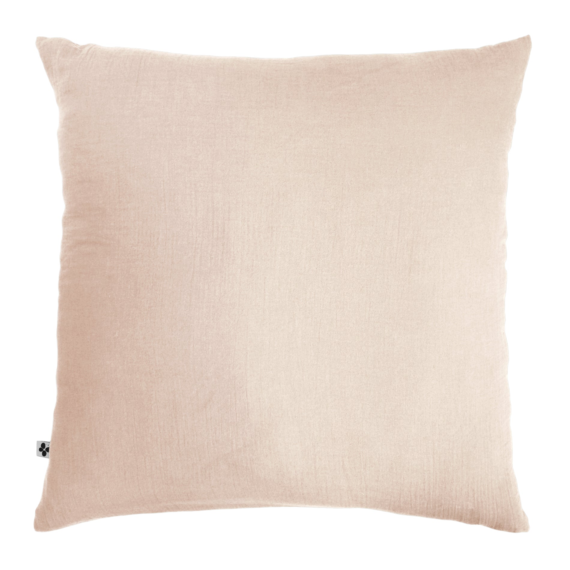 Taie d’oreiller GAÏA – Guimauve (60 x 60 cm)