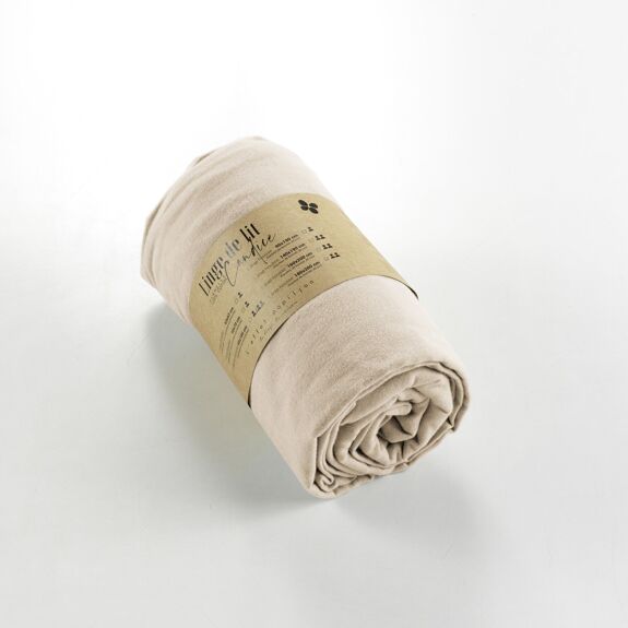 Drap housse en flanelle de coton