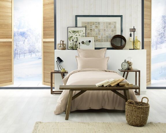 Housse de couette en flanelle de coton