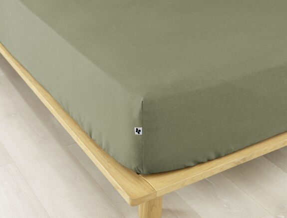Drap housse en flanelle de coton