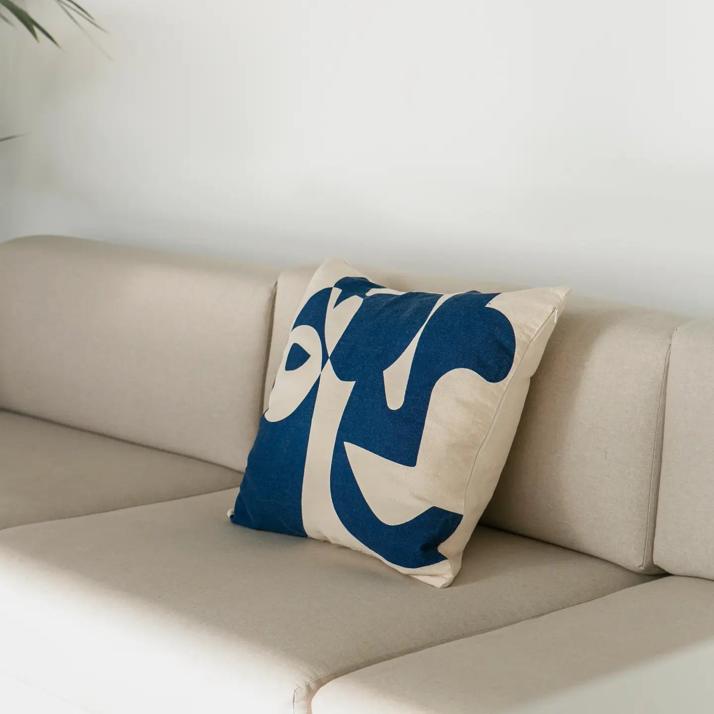 Housse de coussin imprimée Mykonos