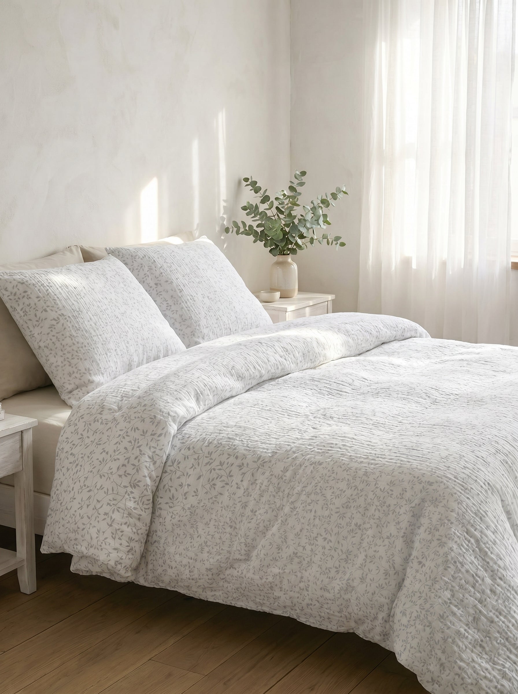 Parure de lit - Murmure en Gaze de coton