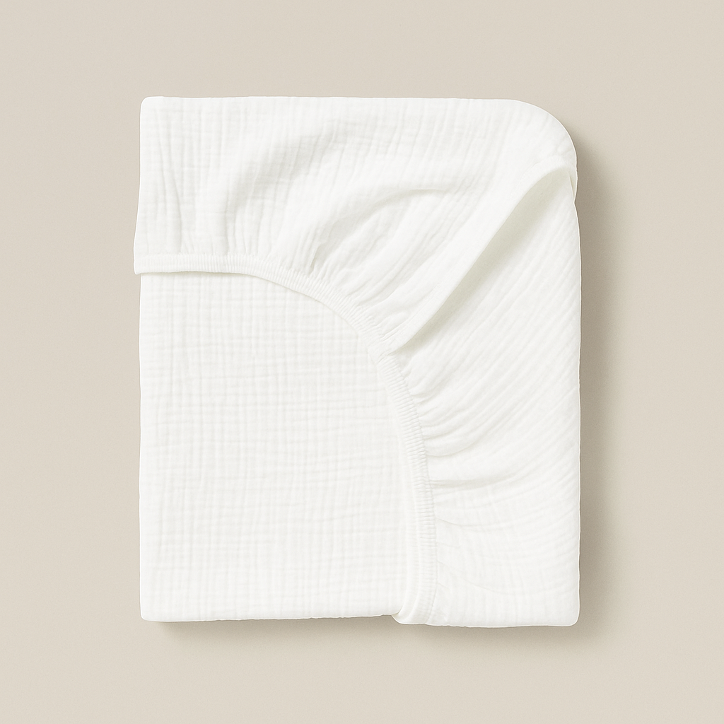 Drap housse lit cododo  en gaze de coton