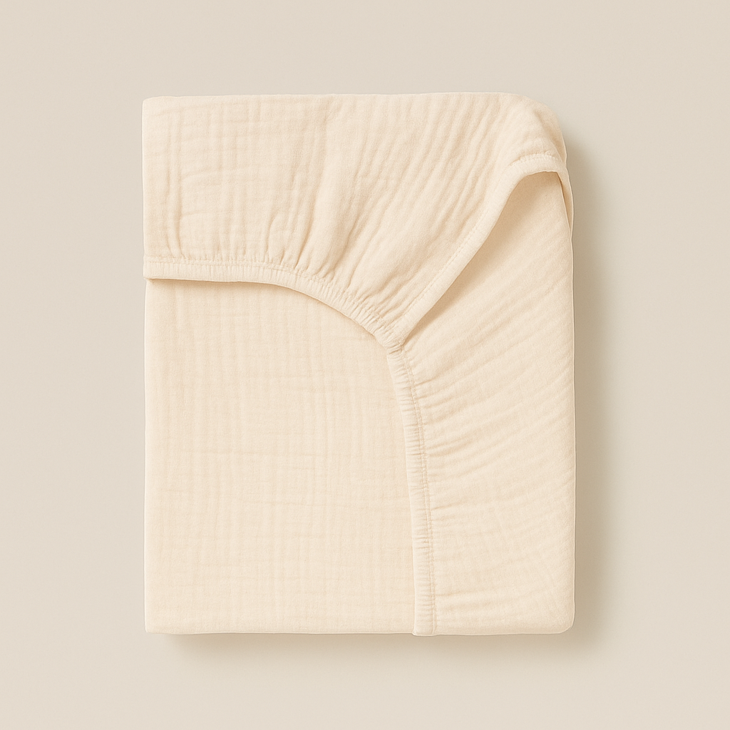 Drap housse lit cododo  en gaze de coton