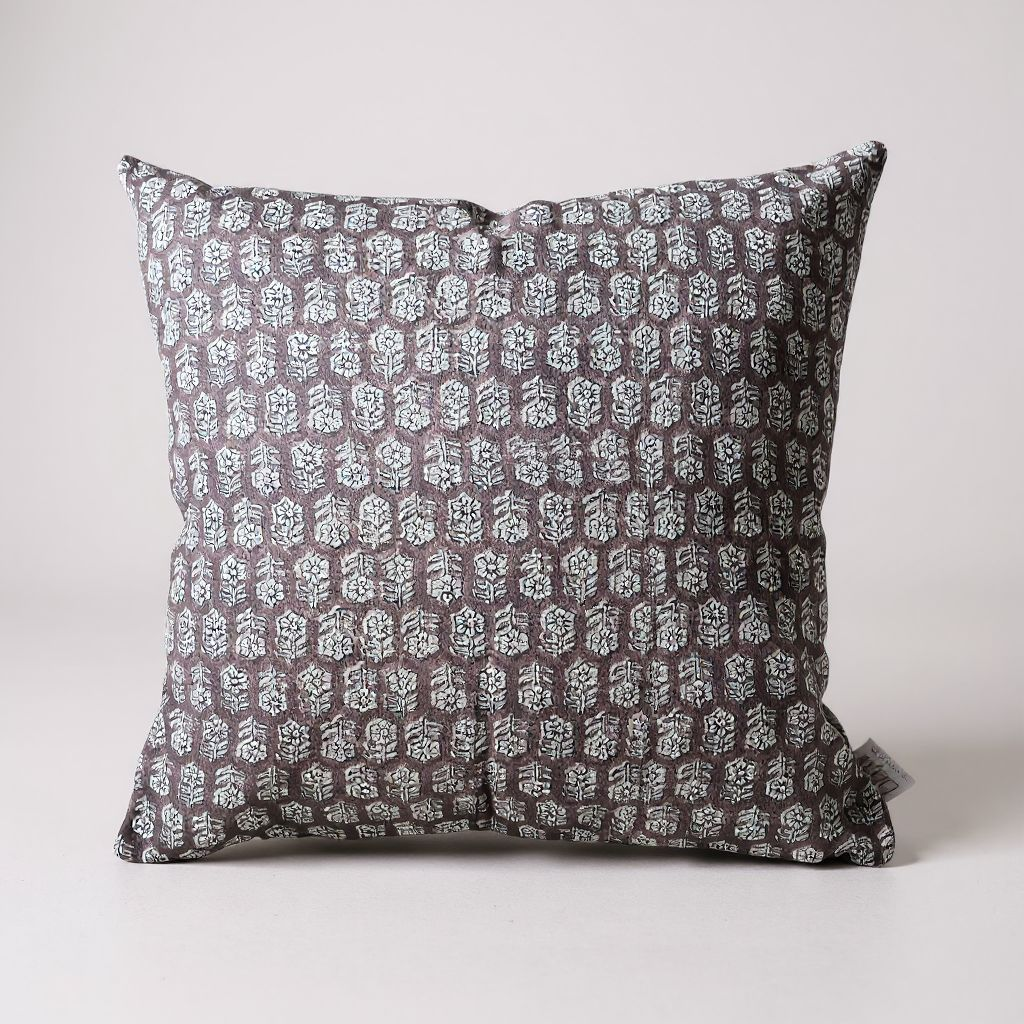 Housse de coussin Willow Bay Sand – 100% coton éthique – 50×50 cm