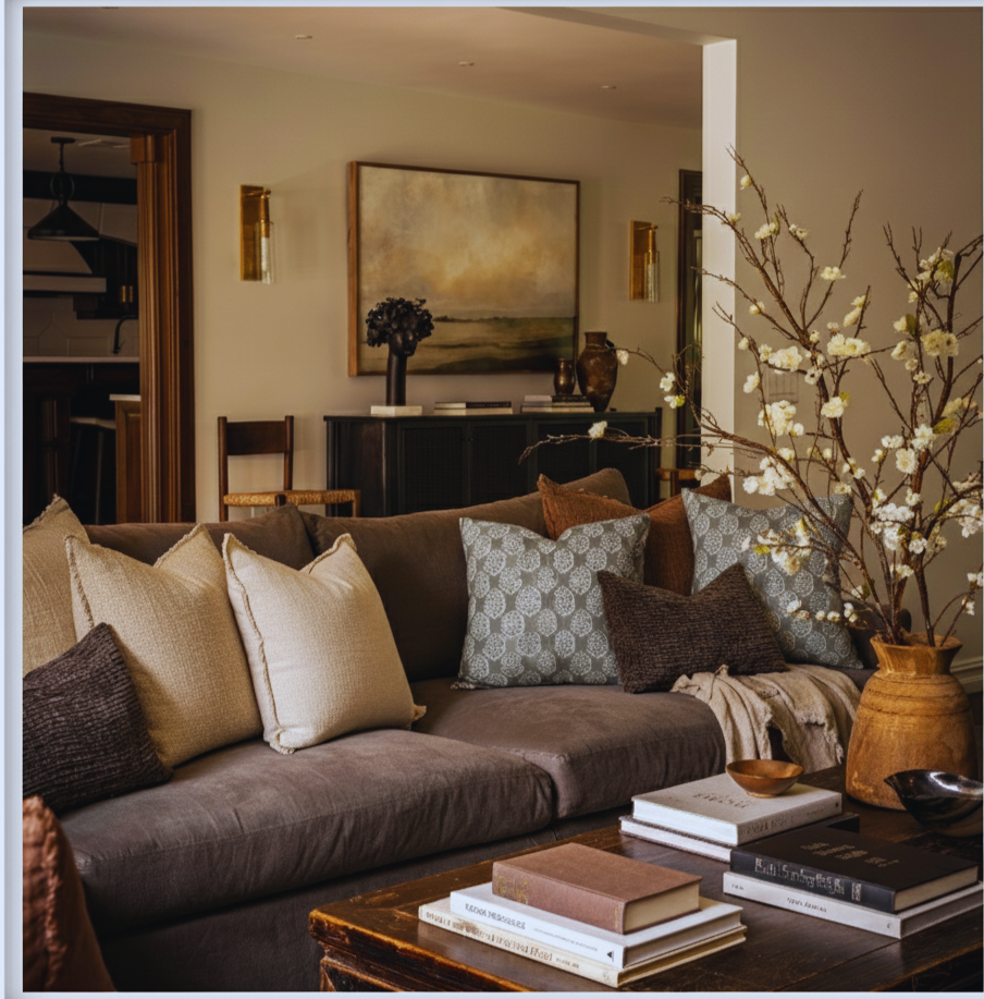 Housse de coussin Willow Bay Mintleaf - 100% coton éthique – 50×50 cm