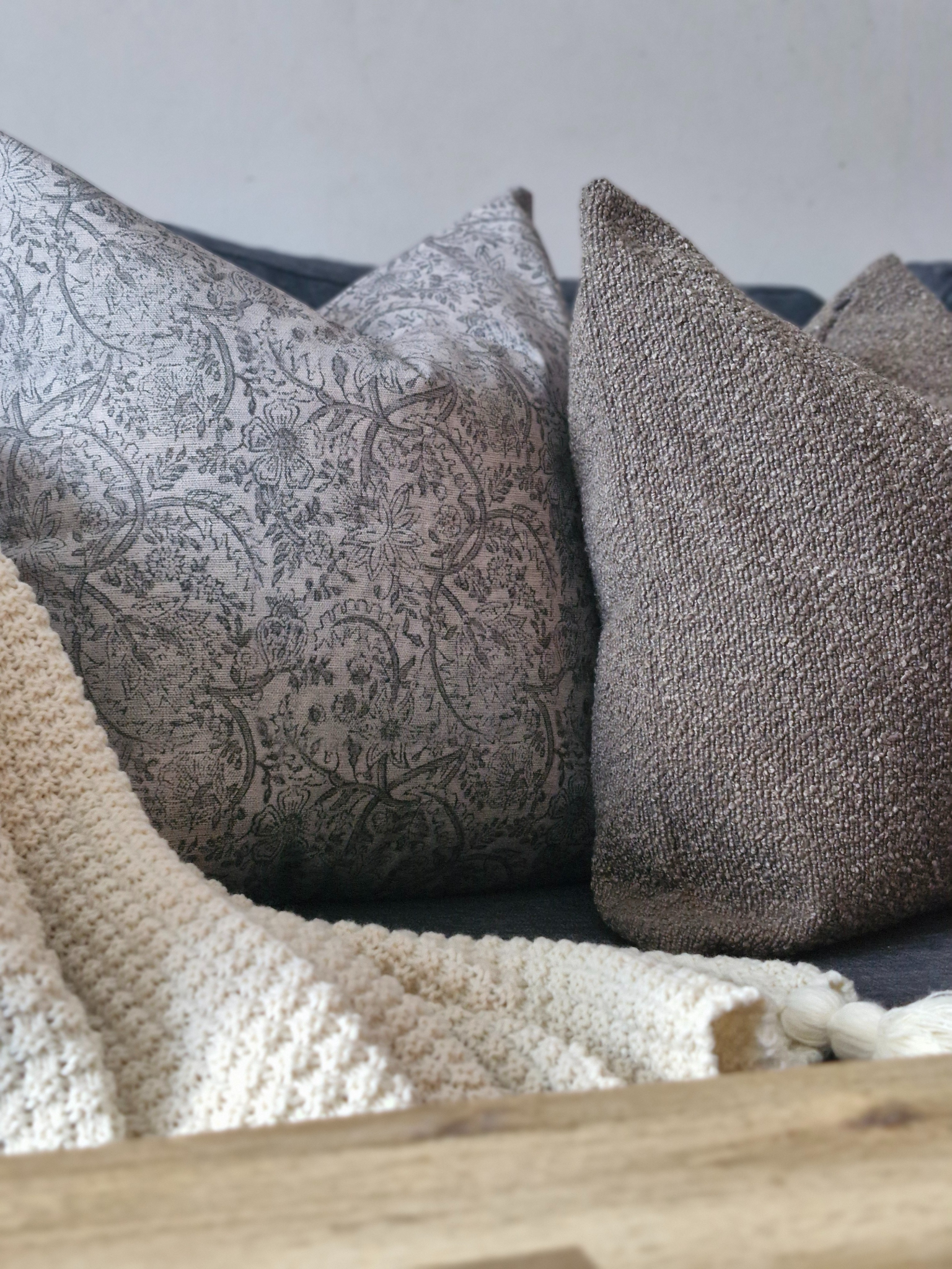 Plaid en maille - Fibres recyclées